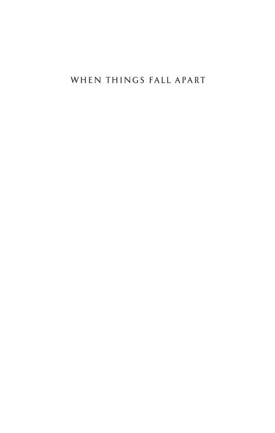 When Things Fall Apart