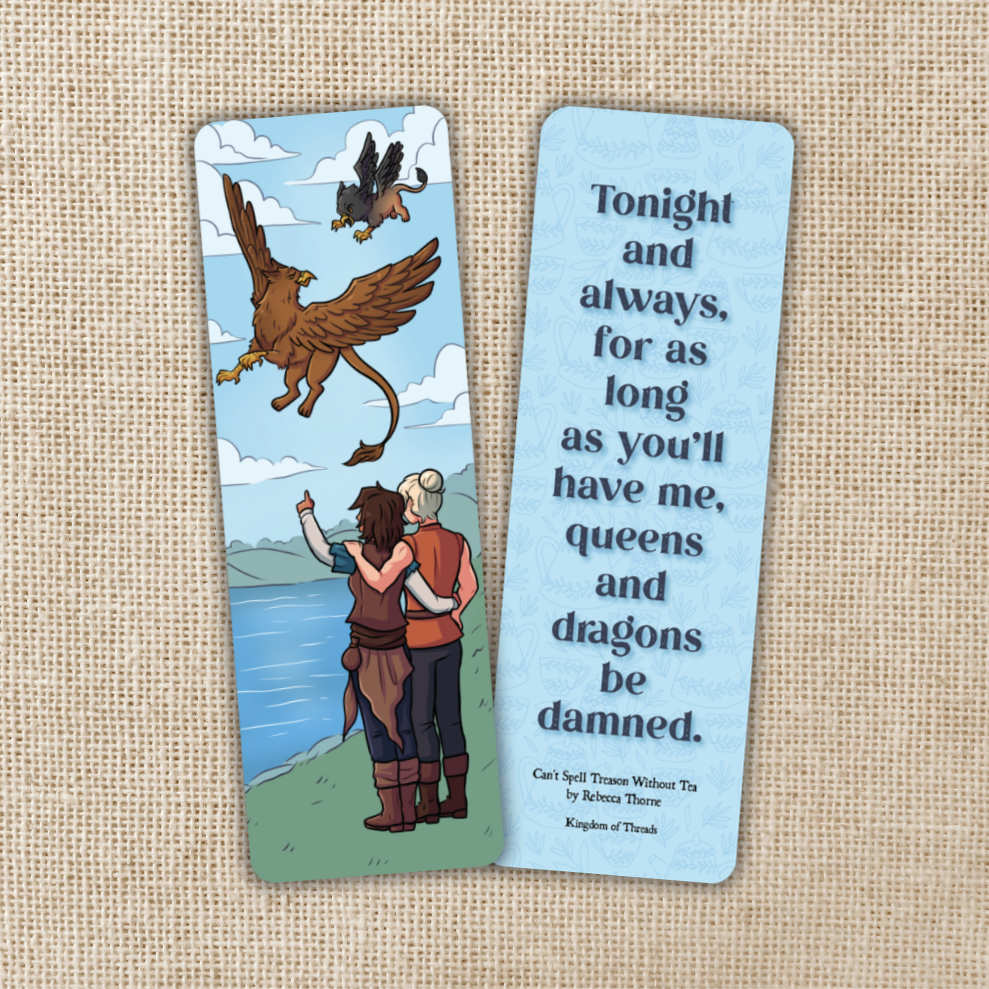 Kianthe & Reyna Bookmark | Tomes & Tea
