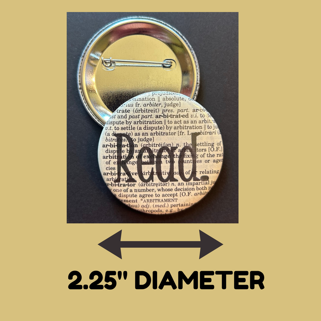 I read banned books | Pin | 2.25" | Bookish 