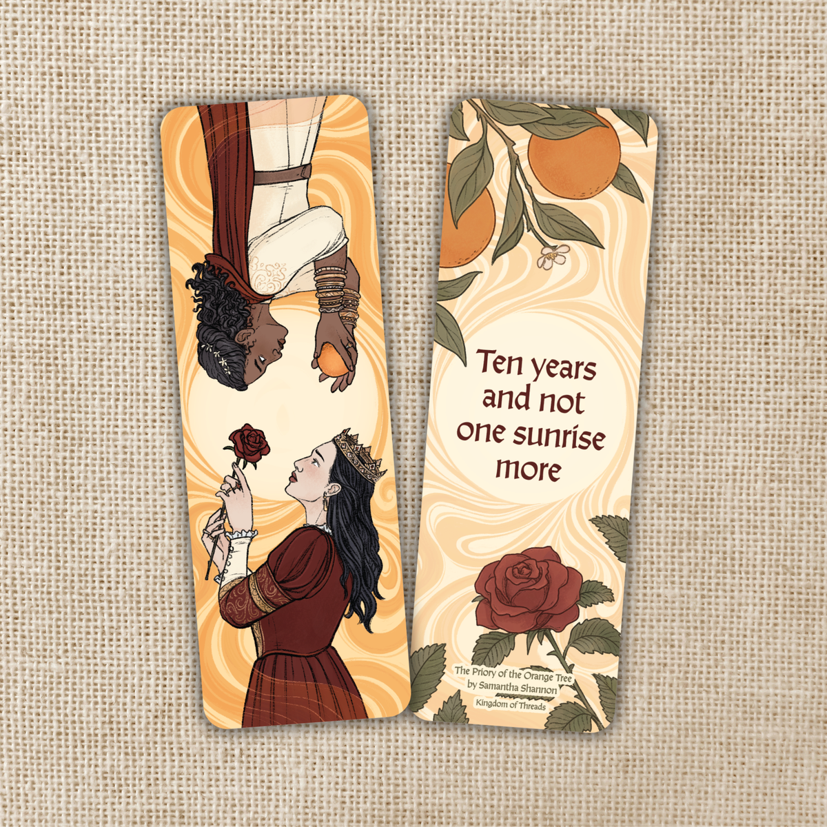Not One Sunrise More Bookmark | The Priory of the Orange Tree