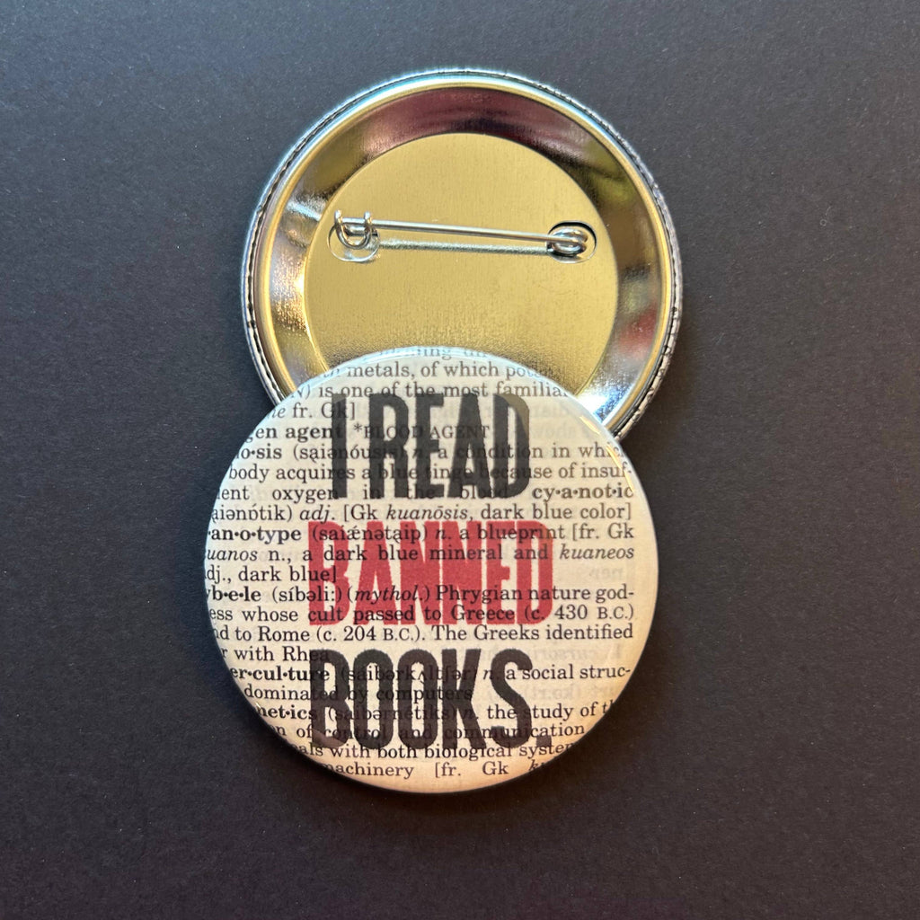 I read banned books | Pin | 2.25" | Bookish 