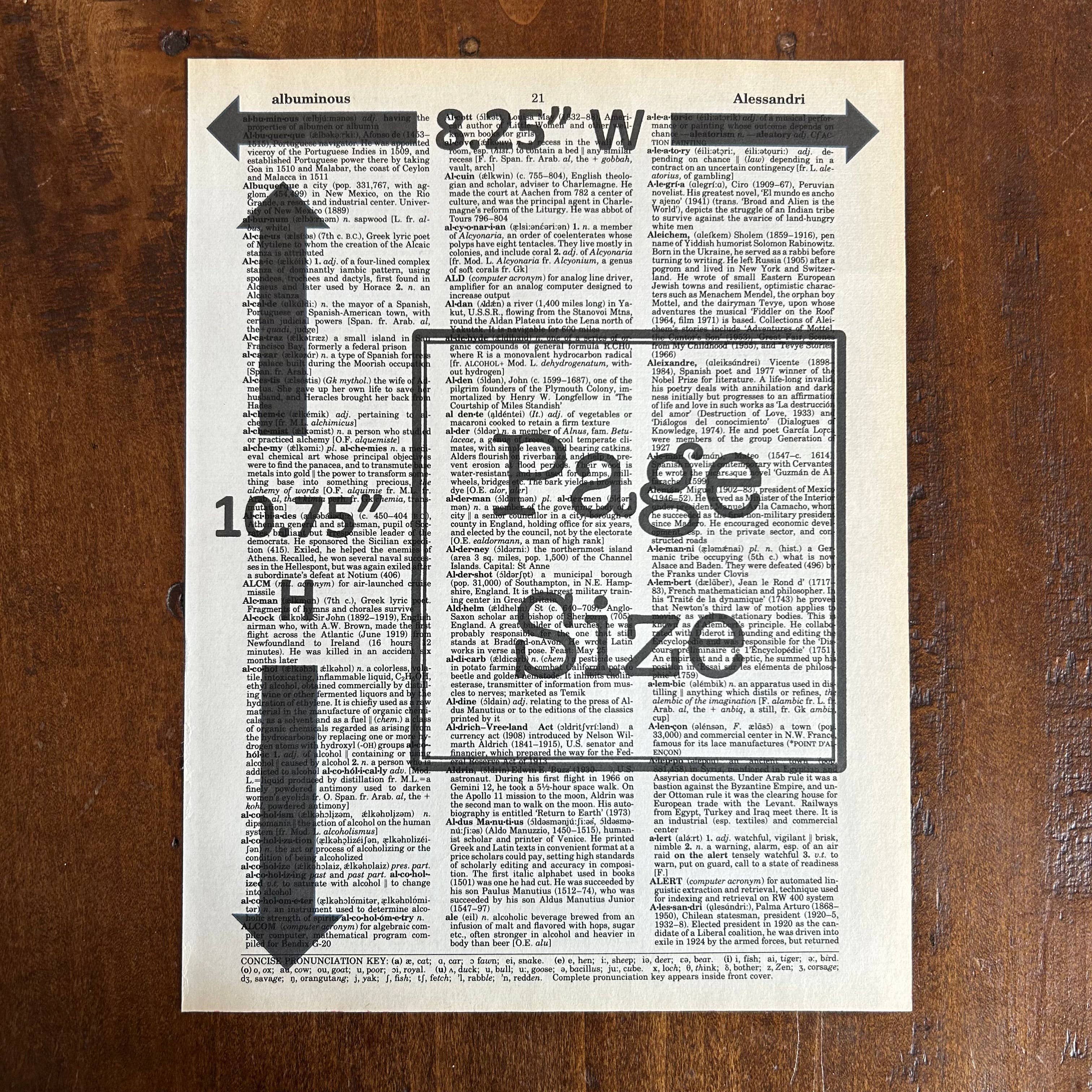 A book is a dream | Dictionary Print | Vintage Book Art