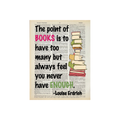 The point of books | Dictionary Print | Vintage Book Art