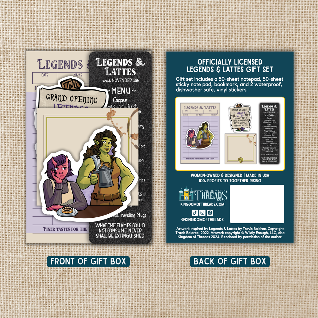 Legends & Lattes Boxed Gift Set