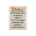 Books and Ideas | Dictionary Print | Vintage Book Art