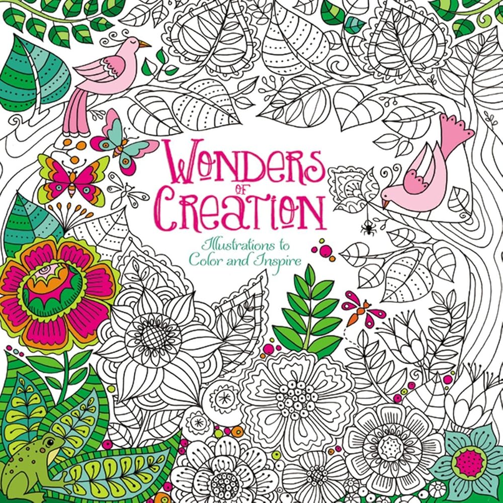 Wonders of Creation: Illustrations to Color and Inspire cover image