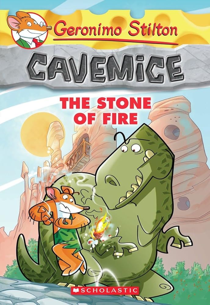 The Stone of Fire (Geronimo Stilton Cavemice #1) cover image