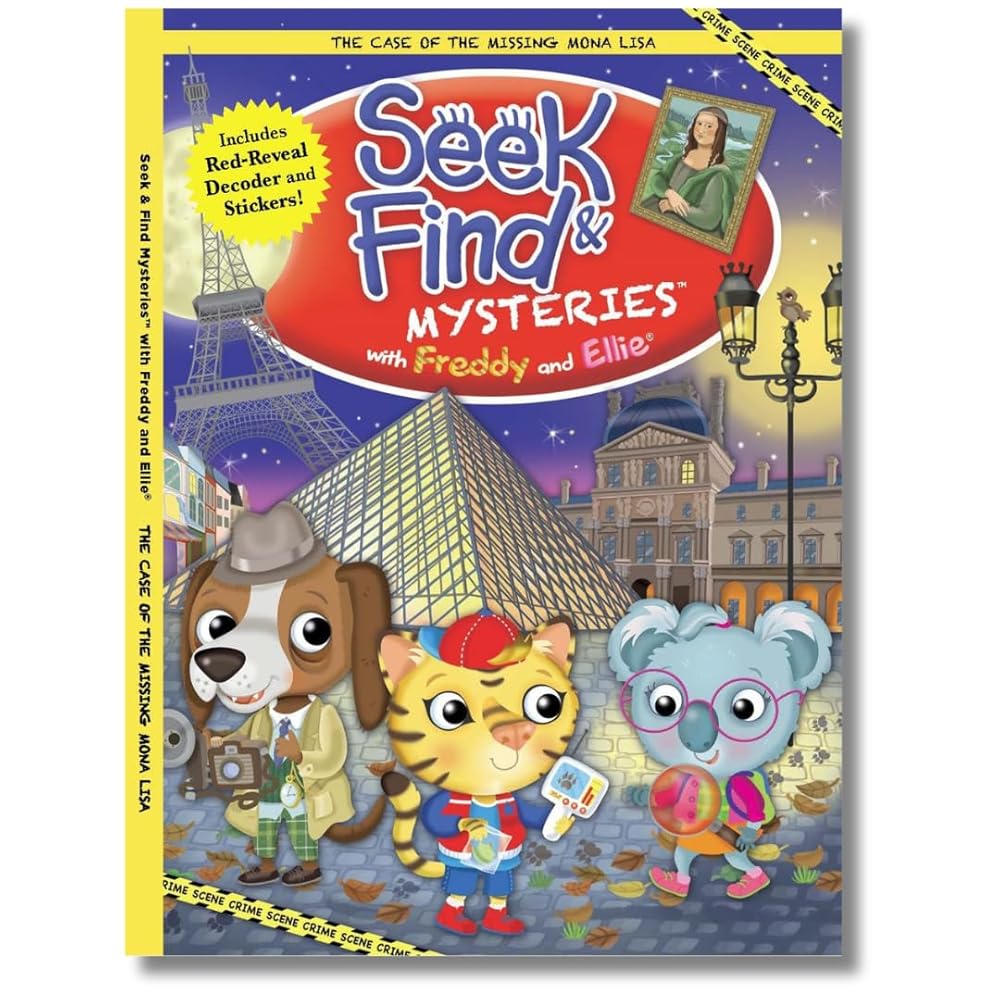 Seek & Find Mysteries w/ Freddy and Ellie, The Case of the Missing Mona Lisa cover image