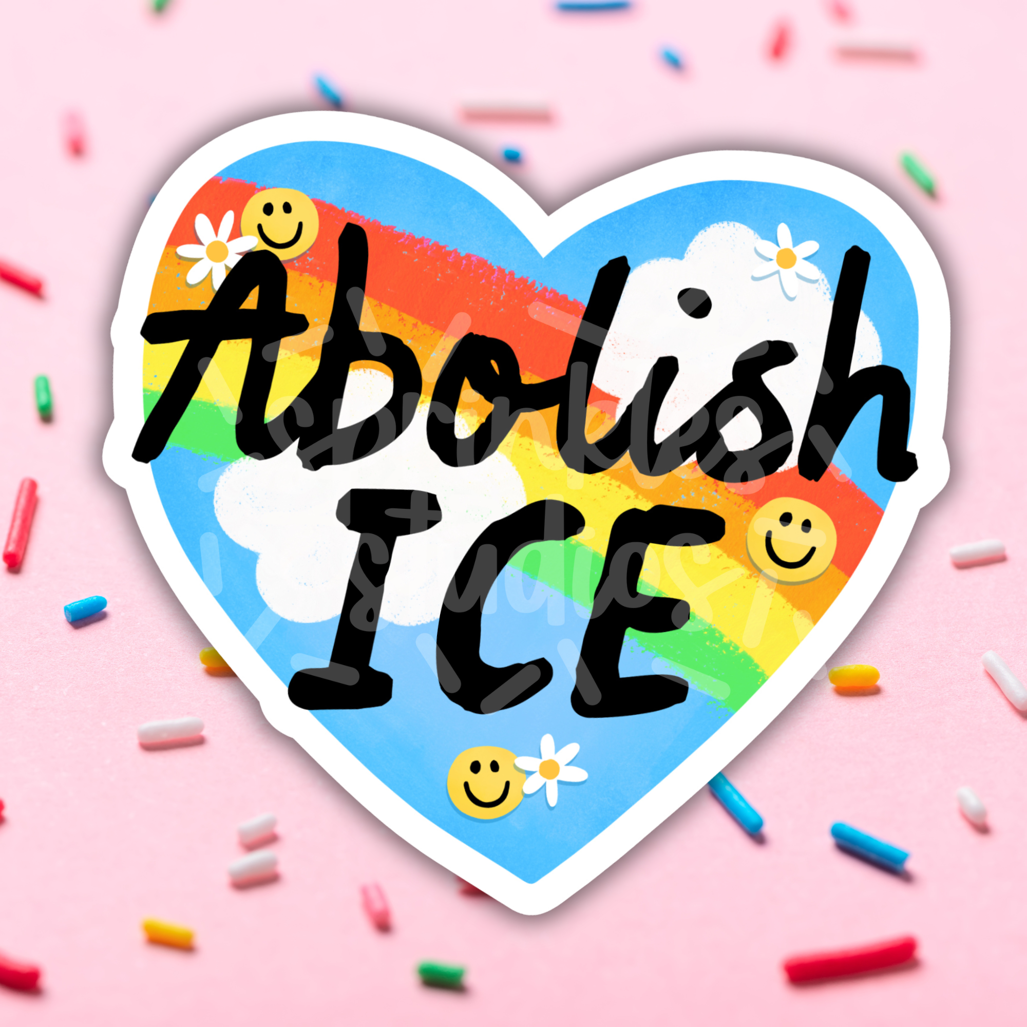 Abolish ICE Vinyl Sticker