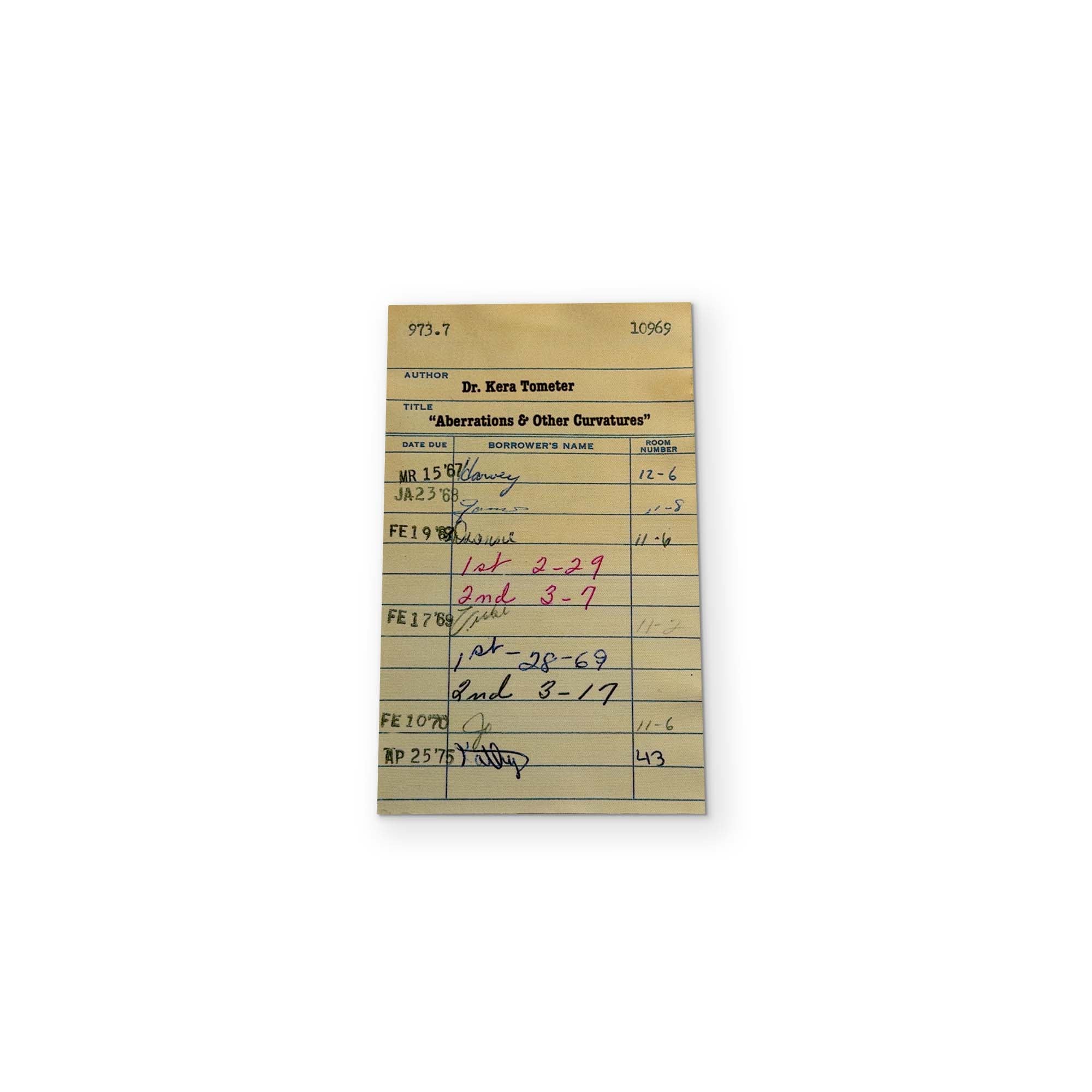 Jinkies - Library Card