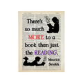 There's so much more  | Dictionary Print | Vintage Book Art 