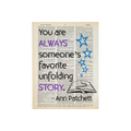 You are always  | Dictionary Print | Vintage Book Art