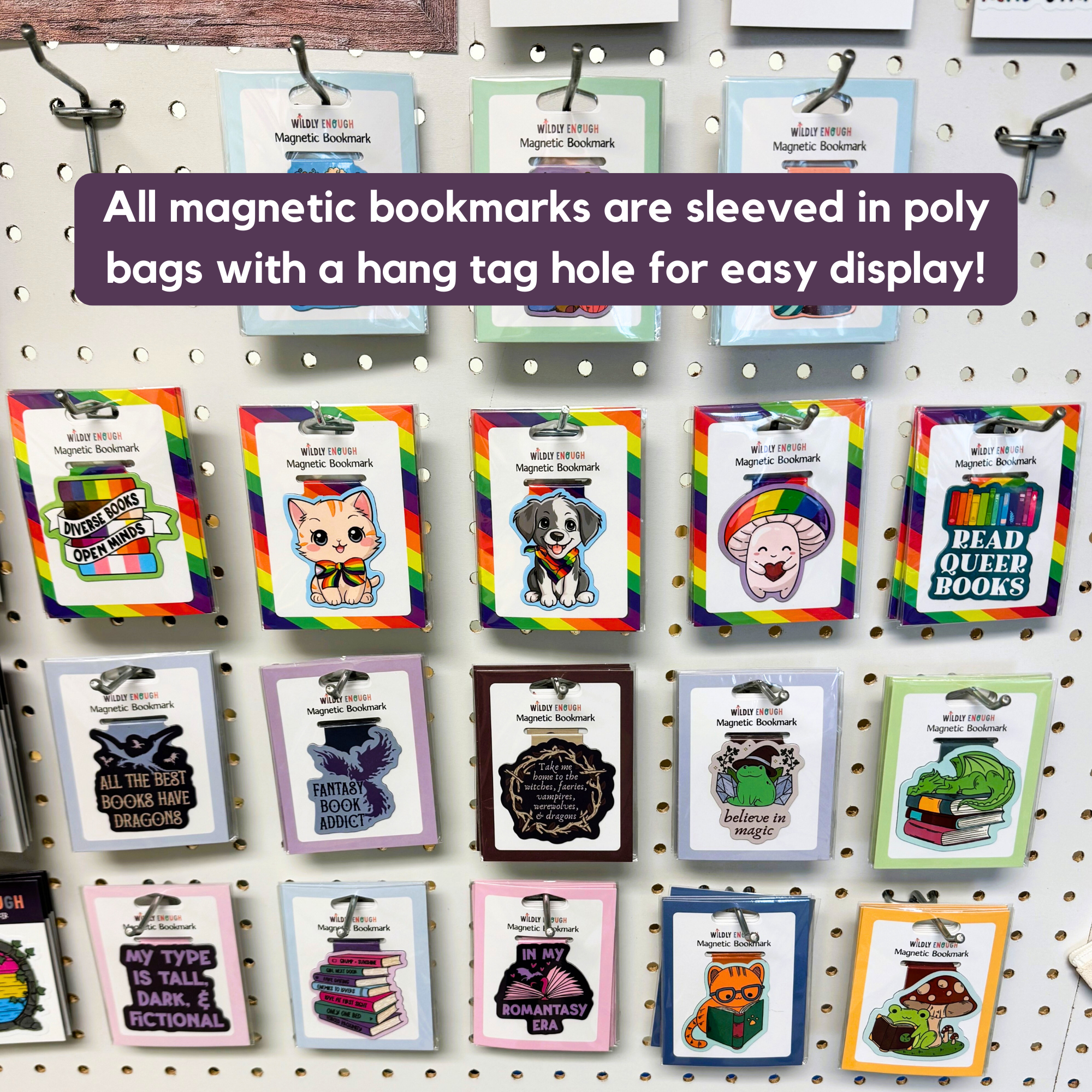 Pride Kitten Magnetic Bookmark