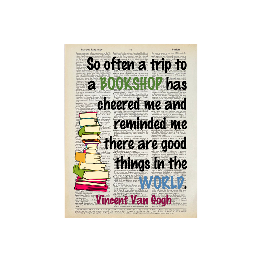 So often a trip | Dictionary Print | Vintage Book Art