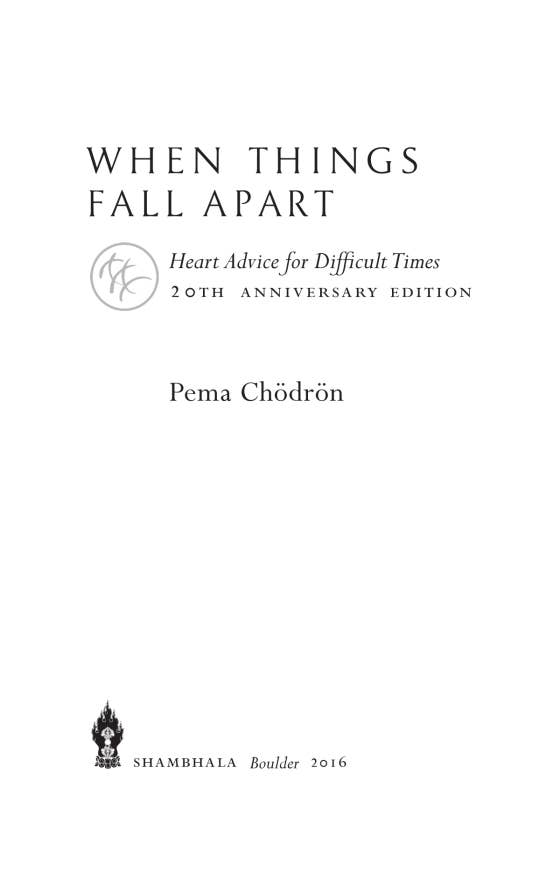 When Things Fall Apart